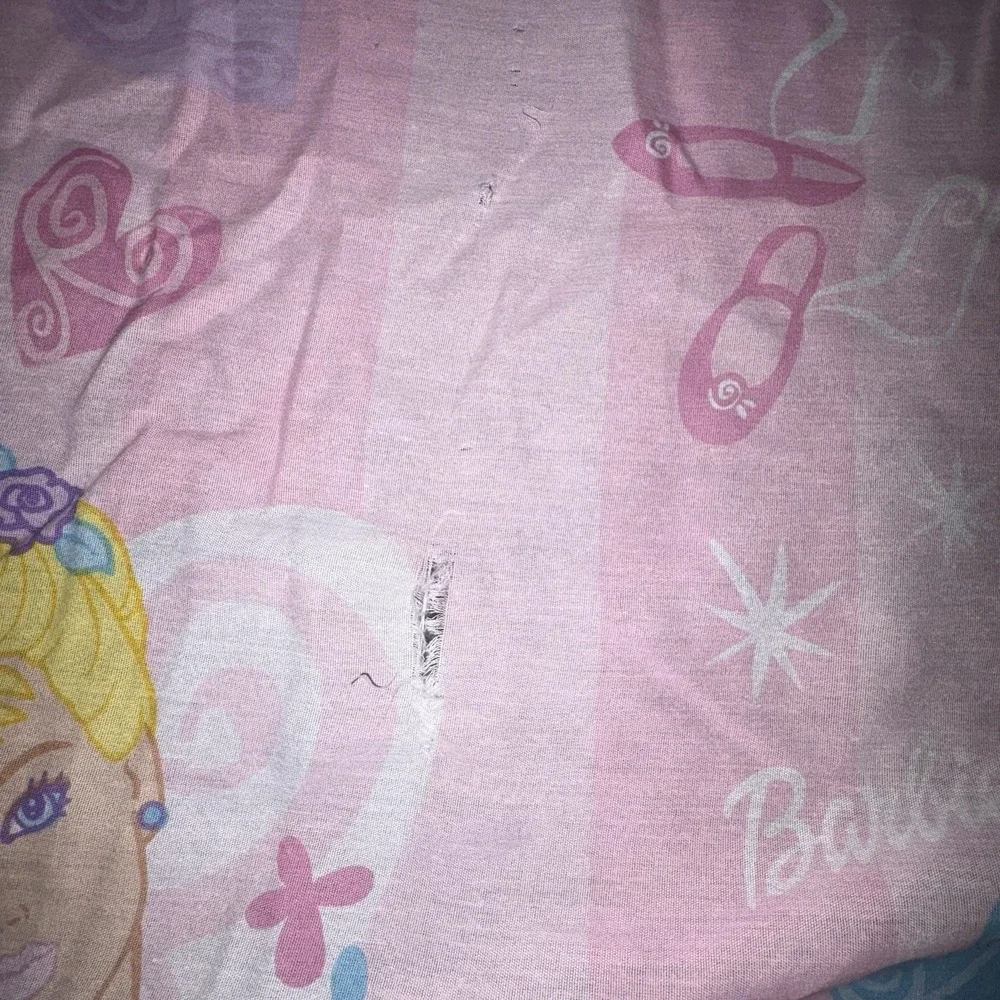Mattel Barbie Ballerina Ballet Theme Twin Sheet Set Dan River 2001 Y2K